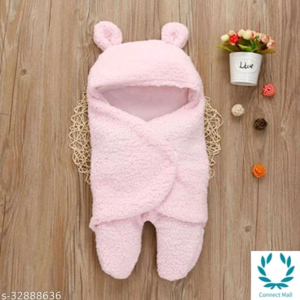 MY NEWBORN baby towel for all season baby blanket baby - Free Size, Pink, Cotton, Pack of:1